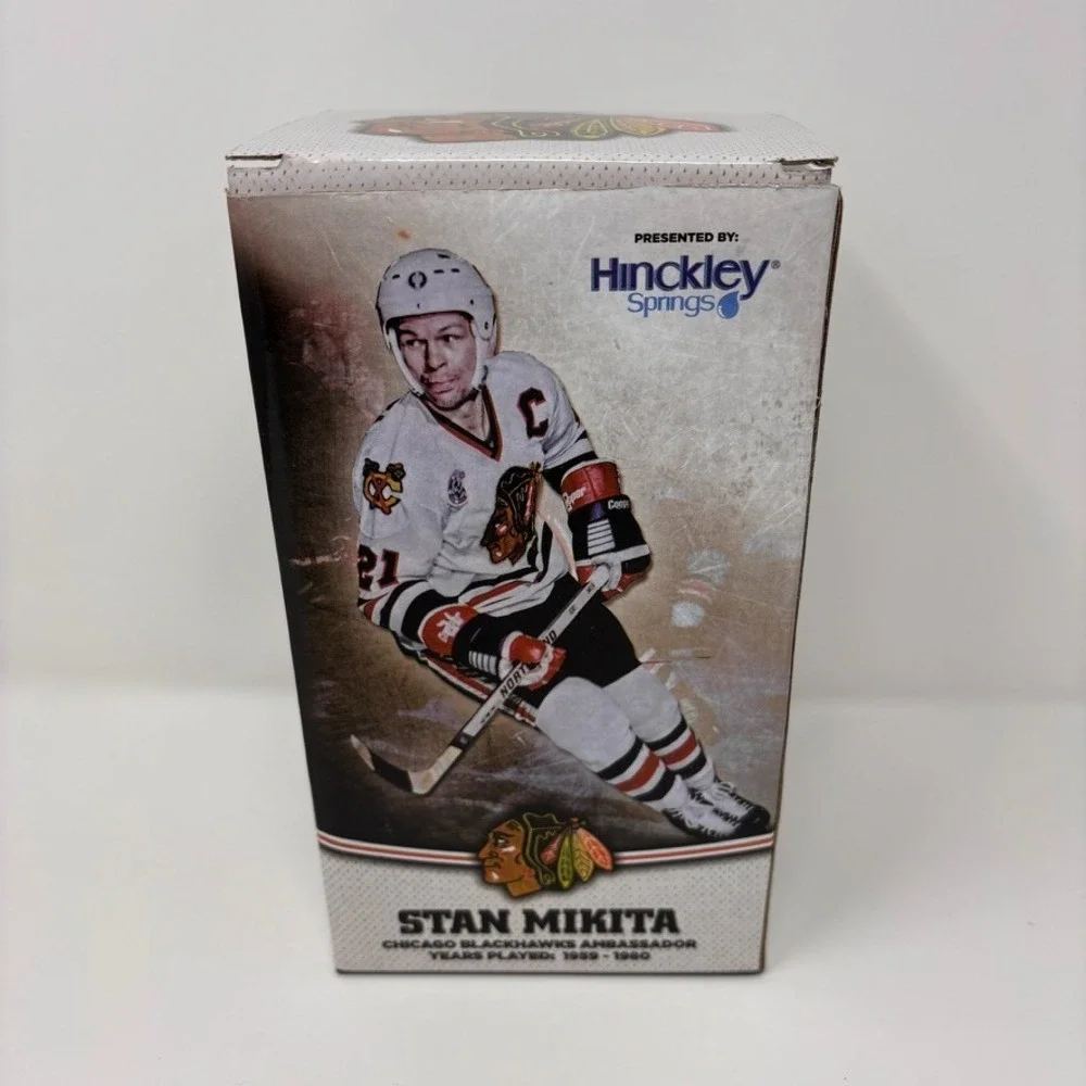 Chicago Blackhawks Stan Mikita Bobblehead Ambassador HOF SGA NEW Stosh